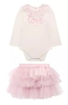 Комплект из боди и юбки Monnalisa