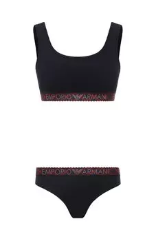 Комплект из бюстгальтера и трусов Emporio Armani