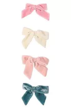 Комплект из четырех бантов Pink.Olivka