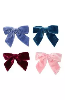 Комплект из четырех бантов Pink.Olivka