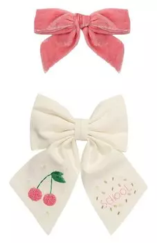 Комплект из двух бантов Pink.Olivka