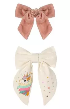 Комплект из двух бантов Pink.Olivka