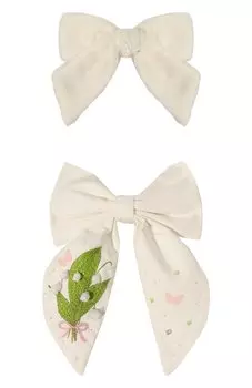 Комплект из двух бантов Pink.Olivka