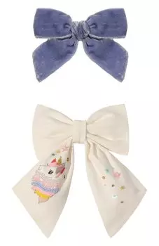 Комплект из двух бантов Pink.Olivka