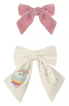 Комплект из двух бантов Pink.Olivka