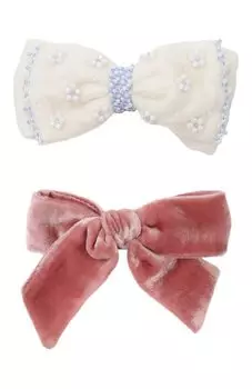 Комплект из двух бантов Pink.Olivka