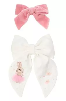 Комплект из двух бантов Pink.Olivka