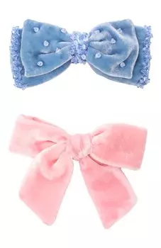 Комплект из двух бантов Pink.Olivka