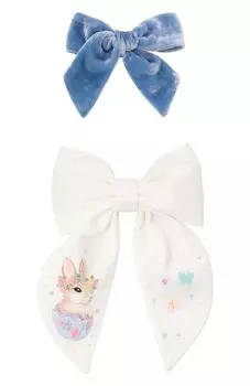 Комплект из двух бантов Pink.Olivka