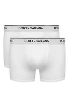 Комплект из двух хлопковых боксеров Dolce & Gabbana