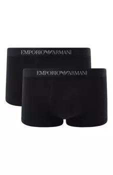 Комплект из двух хлопковых боксеров Emporio Armani