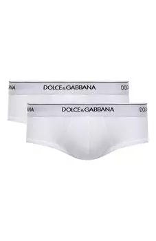 Комплект из двух хлопковых хипсов Dolce & Gabbana