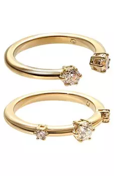 Комплект из двух колец Constella Swarovski