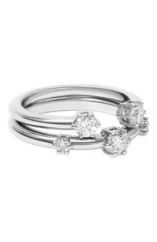 Комплект из двух колец Constella Swarovski