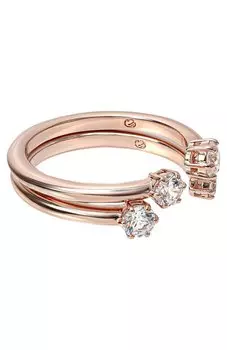 Комплект из двух колец Constella Swarovski