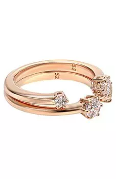 Комплект из двух колец Constella Swarovski