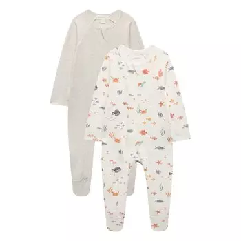 Комплект из двух комбинезонов babybu