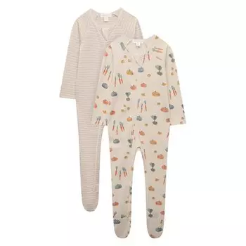 Комплект из двух комбинезонов babybu