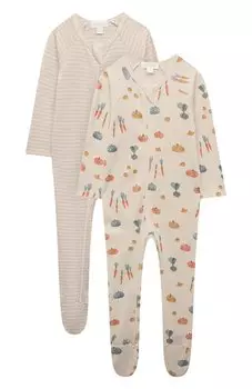 Комплект из двух комбинезонов babybu