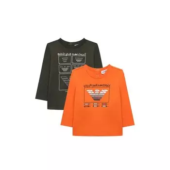 Комплект из двух лонгсливов Emporio Armani