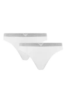 Комплект из двух трусов-стрингов Emporio Armani