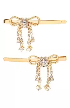 Комплект из двух заколок для волос Miu Miu