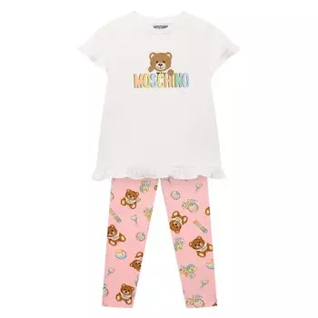 Комплект из футболки и брюк Moschino