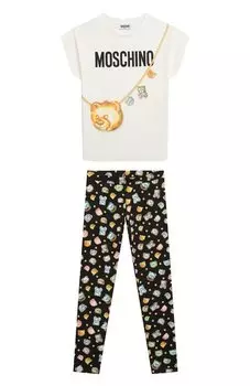 Комплект из футболки и легинсов Moschino