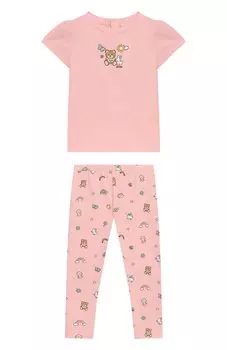 Комплект из футболки и легинсов Moschino