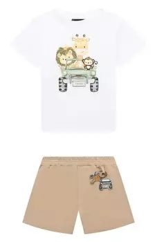 Комплект из футболки и шорт Monnalisa