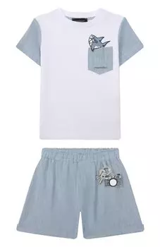 Комплект из футболки и шорт Monnalisa