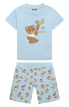 Комплект из футболки и шорт Moschino