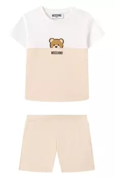 Комплект из футболки и шорт Moschino