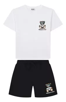 Комплект из футболки и шорт Moschino