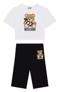 Комплект из футболки и шорт Moschino