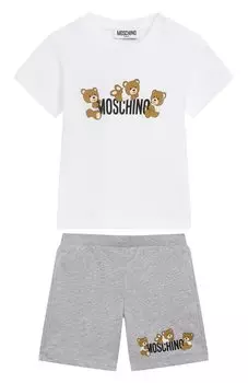 Комплект из футболки и шорт Moschino