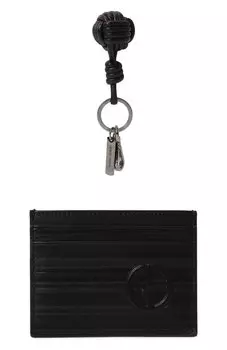 Комплект из футляра для кредитных карт и брелока Giorgio Armani