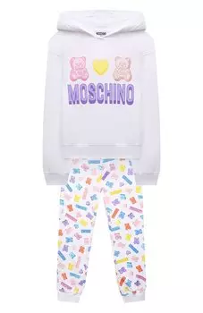 Комплект из худи и брюк Moschino