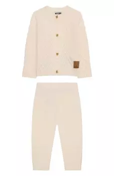 Комплект из кардигана и брюк Moschino
