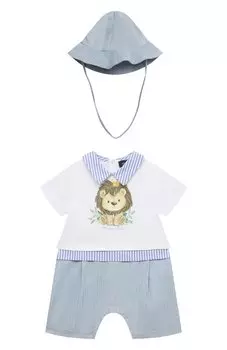 Комплект из комбинезона и панамы Monnalisa