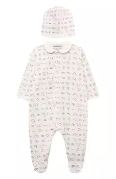 Комплект из комбинезона и шапки Emporio Armani