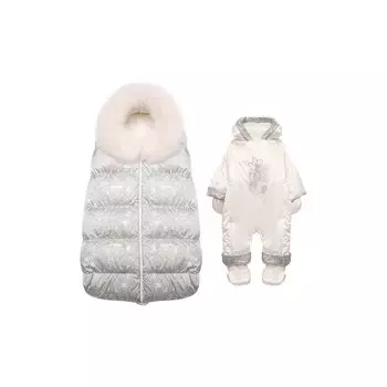 Комплект из конверта и комбинезона Русский огурец Chepe