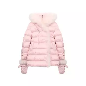 Комплект из куртки и варежек Yves Salomon Enfant