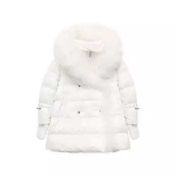 Комплект из куртки и варежек Yves Salomon Enfant