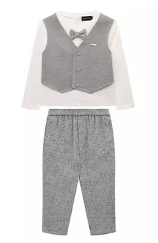 Комплект из лонгслива и брюк Monnalisa