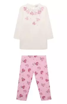 Комплект из лонгслива и легинсов Monnalisa