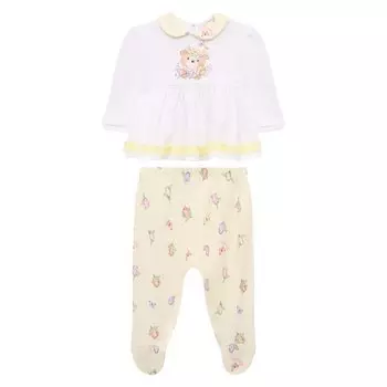 Комплект из лонгслива и ползунков Monnalisa