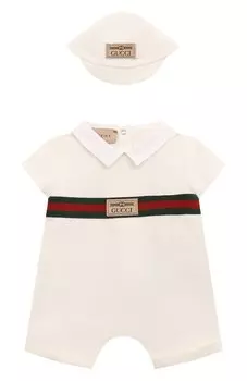 Комплект из песочника и кепки Gucci