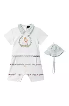 Комплект из песочника и панамы Monnalisa