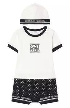 Комплект из песочника и шапки Dolce & Gabbana
